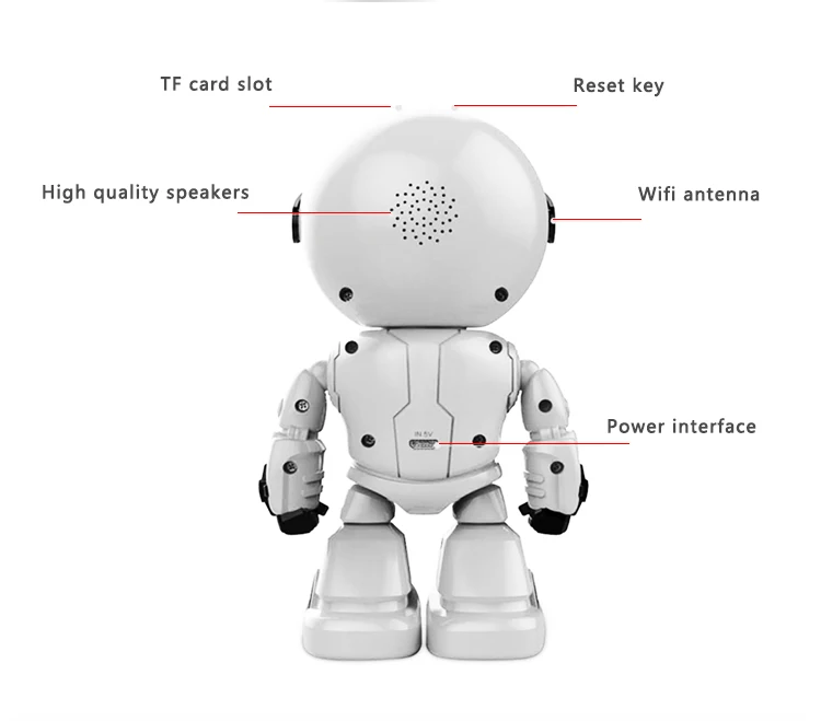 JUESENWDM HD Беспроводная ip-камера yoosee умный робот мини-камера двухсторонняя аудио сигнализация детский монитор ночного видения камера безопасности