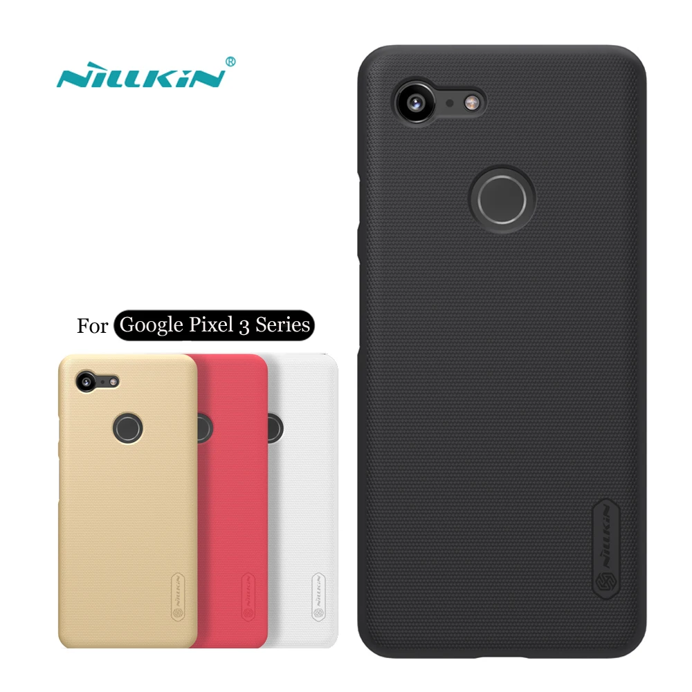 

sFor Google Pixel 3 Case Pixel 3a XL Matte Cover Nillkin Frosted Shield Hard Back Case For Google Pixel 3 XL Bumper Gift Holder