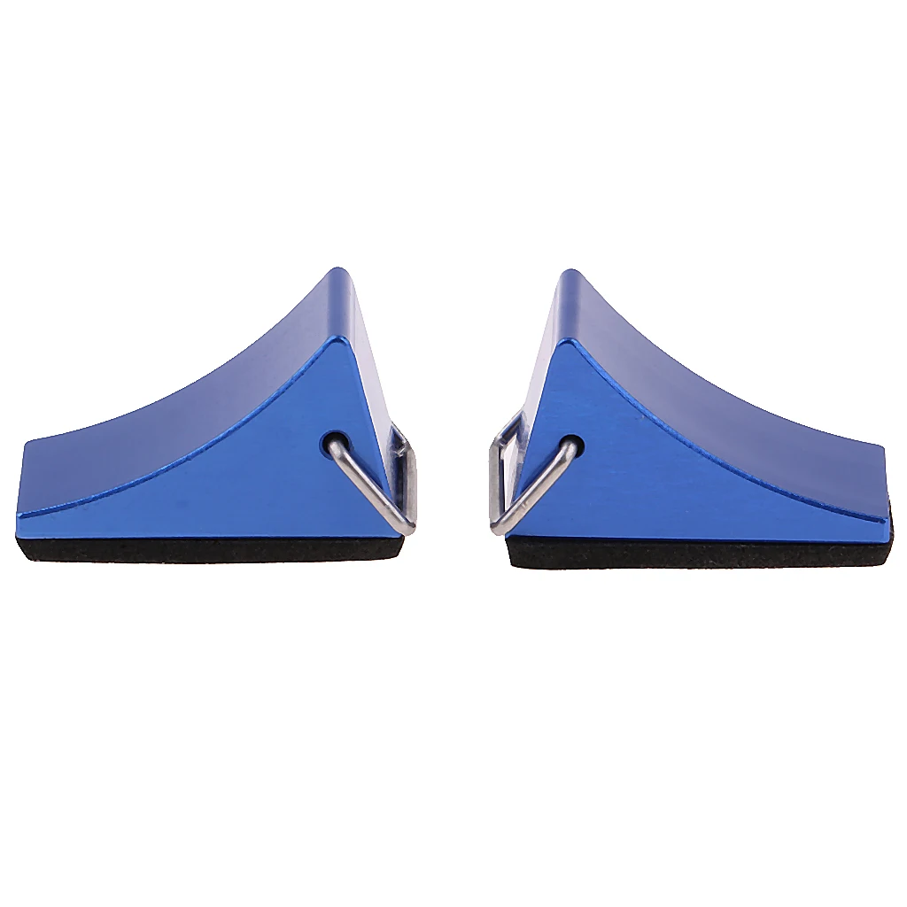 4pcs RC 1/10 Scale Car Truck Accessories Metal WHEEL CHOCKS Tire Stop Wedge