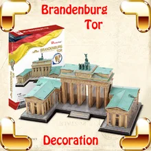 Новогодний подарок brandenberg Tor 3D Пазлы Модель DIY украшения сборки игрушки игра головоломка для взрослых Коллекция развивающая игрушка