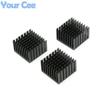 

5 pcs 37*37*24mm Heatsink Radiator Cooler Cooling Fin Aluminum Heat Sink for LED, Power IC Transistor, Module PBC 37X37X24mm