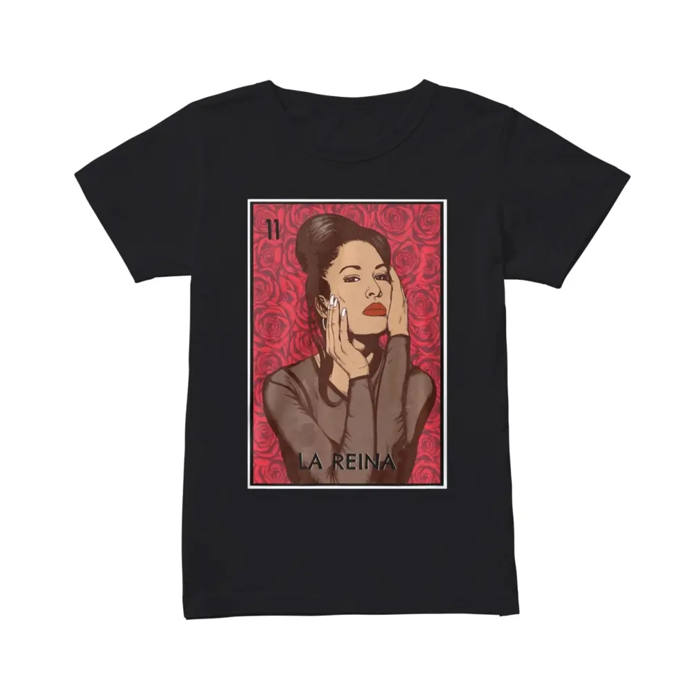 

GILDAN Brand La Reina Selena Quintanilla Shirt Summer Men's Short Sleeve T-Shirt