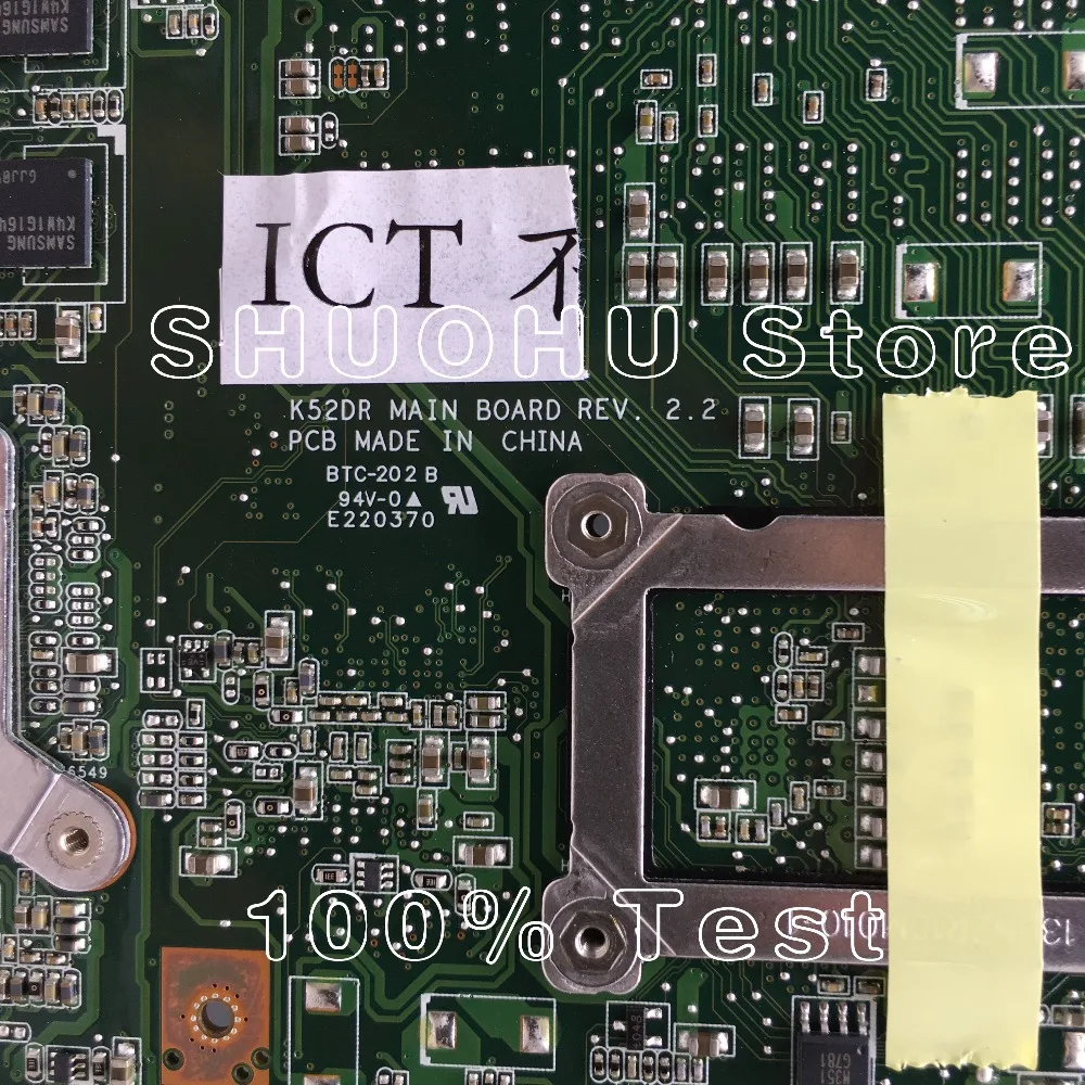 Kefu para Asus A52de 1gb Vídeo Hd5470 Computador Portátil Placa-mãe Testado 100% Trabalho Original K52dr K52d K52de A52d A52dr 4 Placa-mãe para computador, k52dr, k52d, k52de, a52d,
