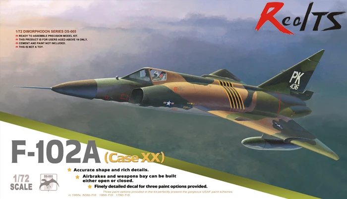 

RealTS Meng model DS-005 1/72 F102A(case XX)ds005