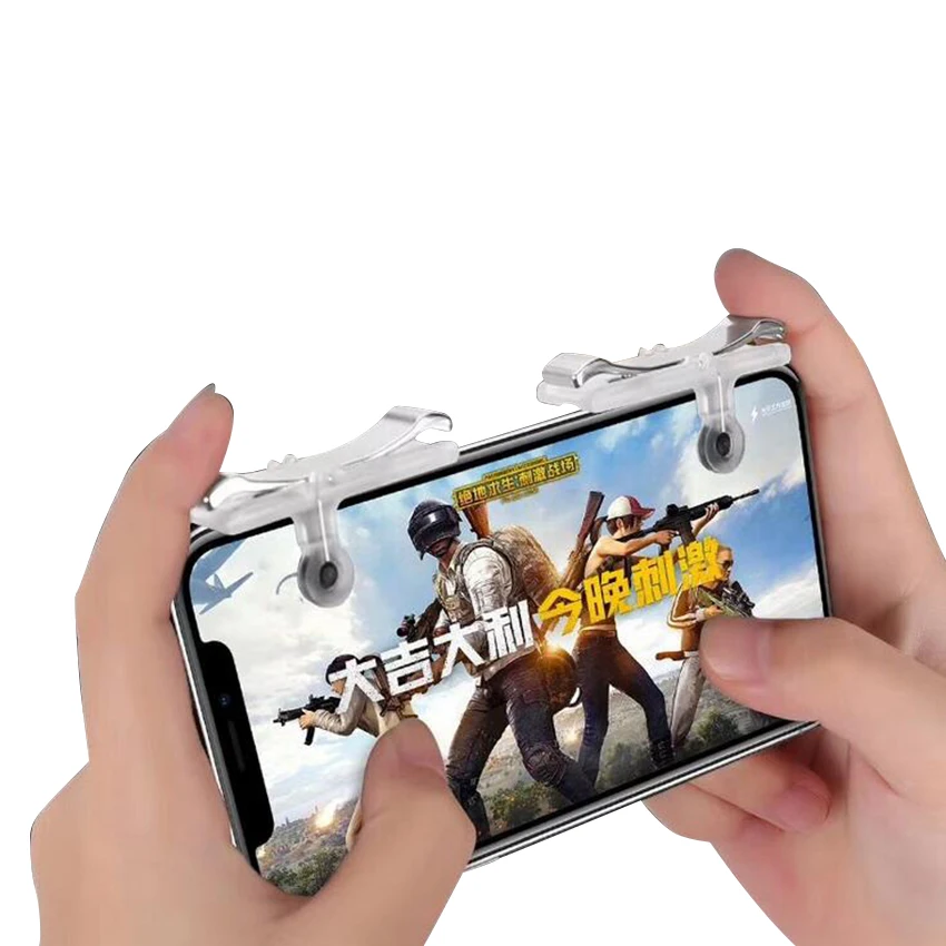

D9+ Gamepad PUBG Controller Mobile Game R1L1 Phone Gaming Joystick Fire Trigger Button Aim Key Shooter Game Pad Handle