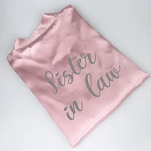 C& Fung sister in law Свадебный халат пыльно-Розовый Атласный халат для женщин невесты свадебное кимоно