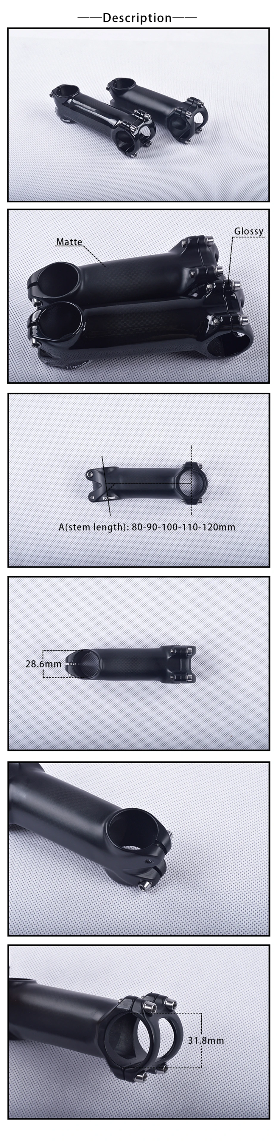 BXT алюминиевого сплава углеродного stem31.8mm 80/90/100/110/120 мм Запчасти для велосипедов MTB горный велосипедный вынос детали для велосипеда аксессуары