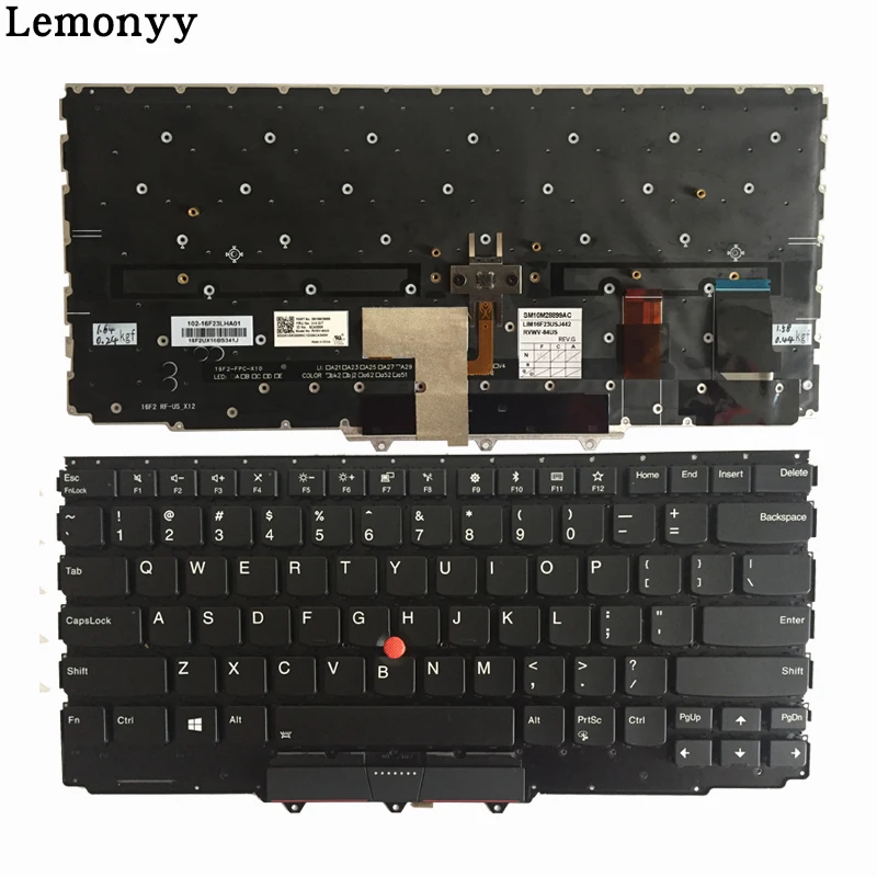 New US laptop keyboard for Lenovo IBM ThinkPad X1 Carbon 2017 5th X1 Carbon 2017 5th US keyboard Backlit New US laptop keyboard for Lenovo IBM ThinkPad X1 Carbon 2017 5th X1 Carbon 2017 5th US keyboard Backlit