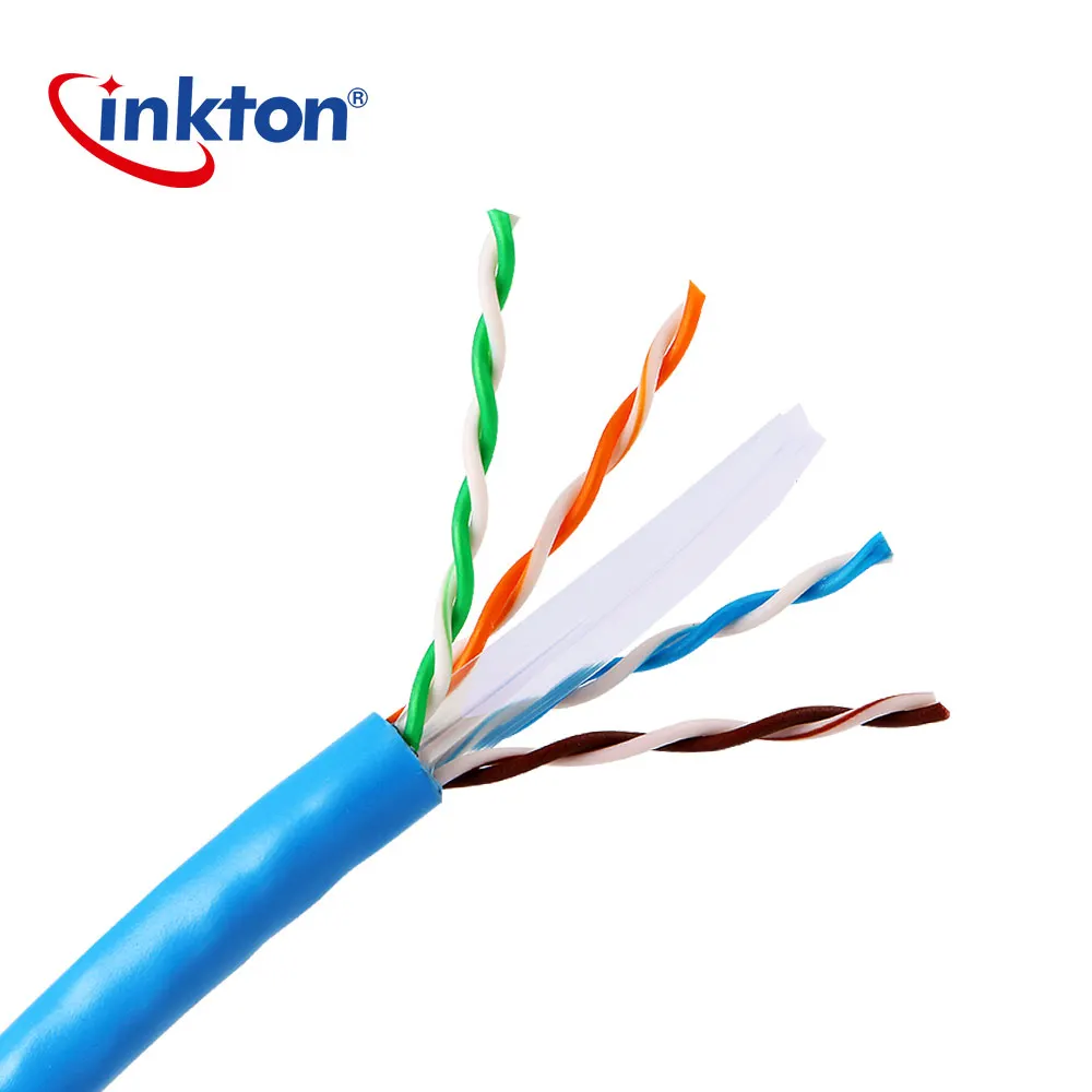 Inkton 1m 20m Cat6 Cable UTP Lan Cable For Engineering Network 24AWG Unshielded Twisted