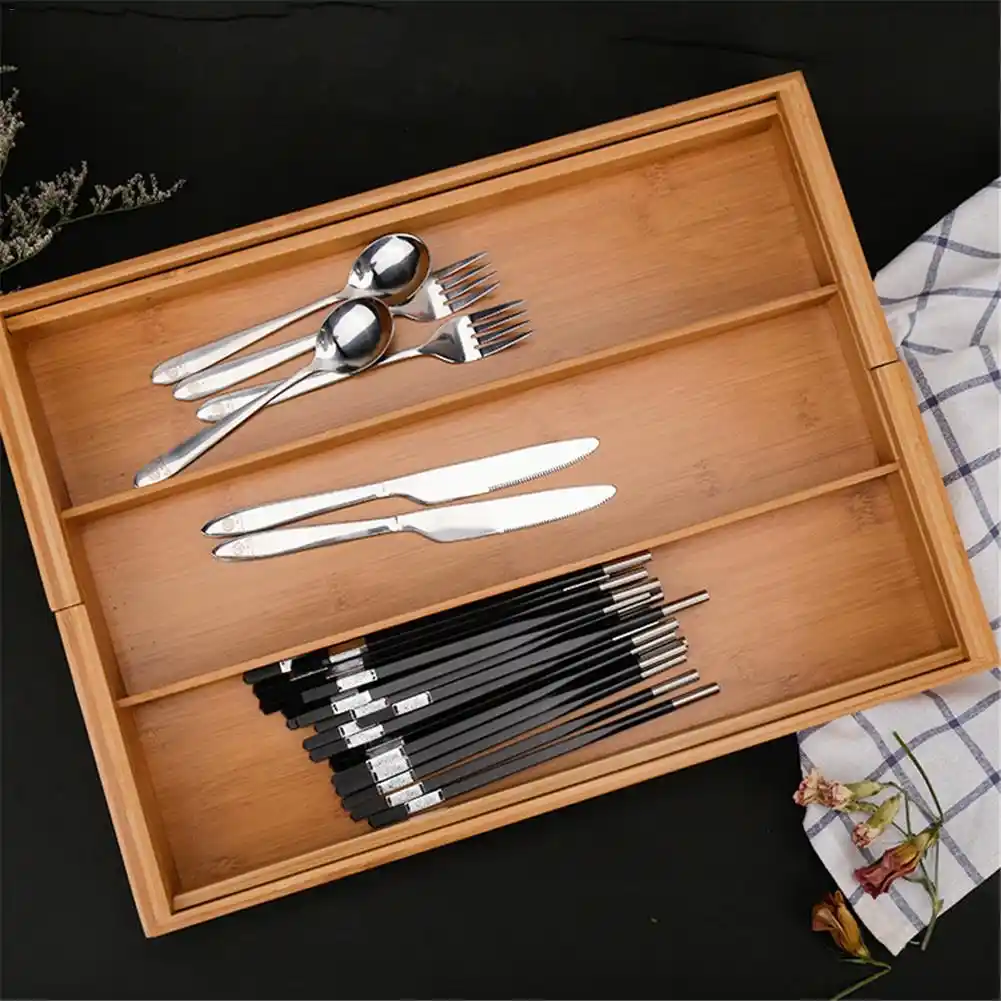Expandable Cutlery Tray Drawer Organizer Cutlery Tray Kitchen