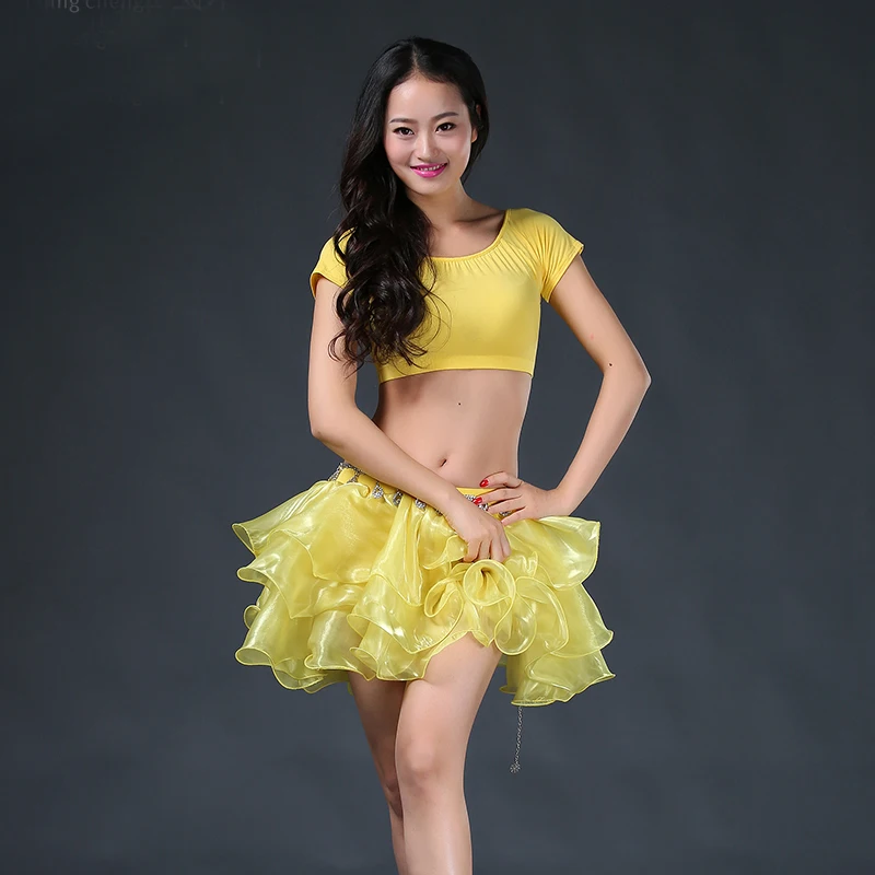 Parent детская одежда костюмы для танца живота 2 шт. Топ Юбка Новое поступление 2019