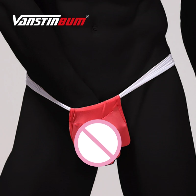 

VANSTINBUM Sexy Low-rise Bikini Mens Trunks Underwear Fashion Gay U Pouch Ice Silk Ultra-thin Briefs Slip Homme Cueca Male Panty