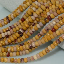 Натуральный мукаит яшма плоские бусины 6X4 мм