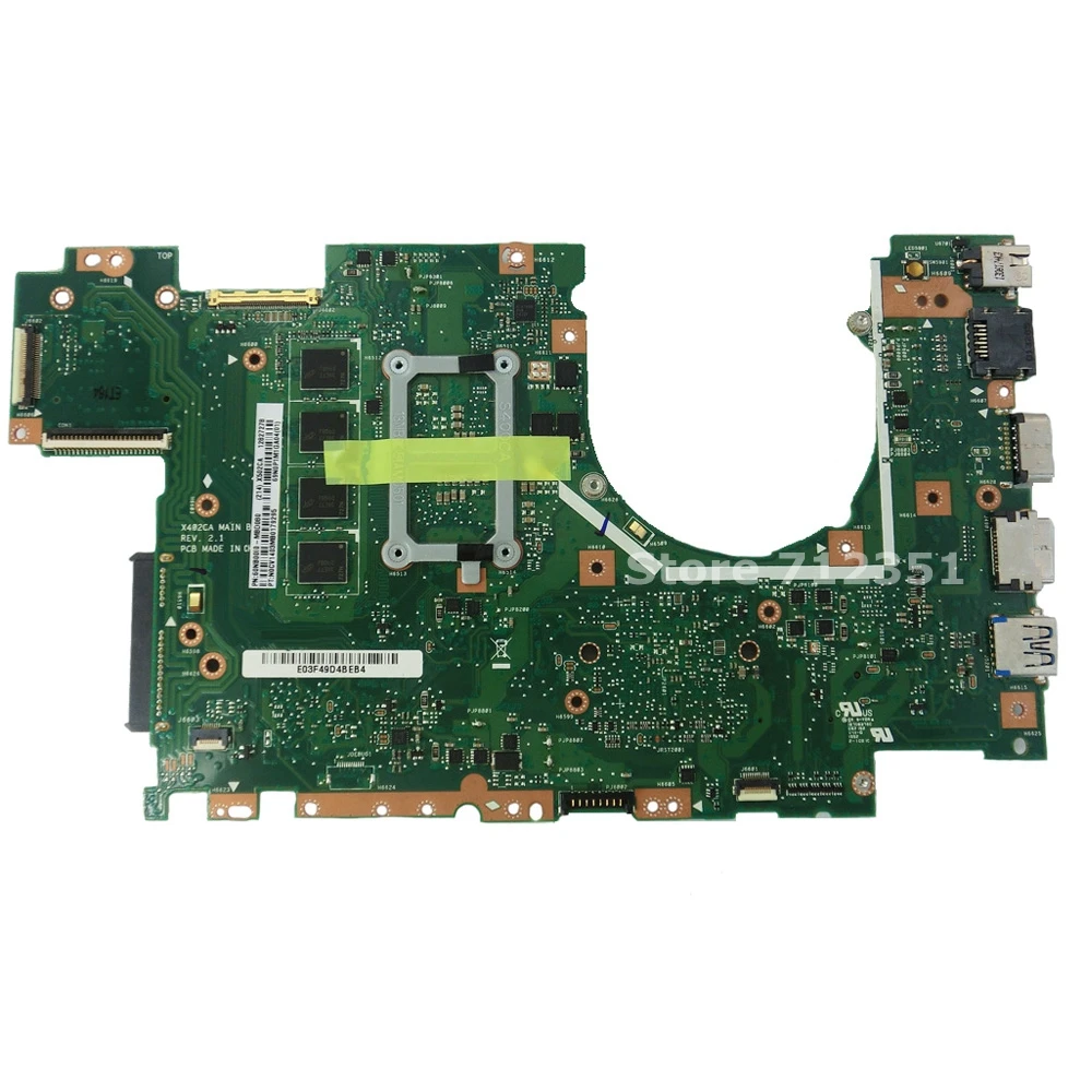  X502CA Motherboard 2117 CPU 4GB RAM For ASUS X502C X402C F402 X402CA X502CA Laptop motherboard X402