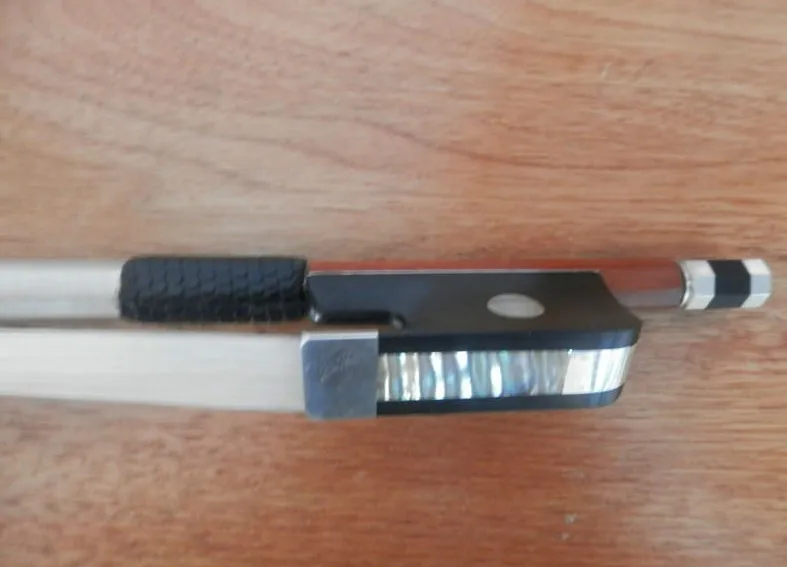

A grade 4/4 Cello Bow Selected pernambuco , Pure Silver mounted