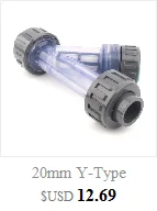 1 шт. Тип гнезда внутренний диаметр 20 мм до 63 мм двойное соединение обратный клапан высокая технология Сделано пластик прозрачный обратный клапан