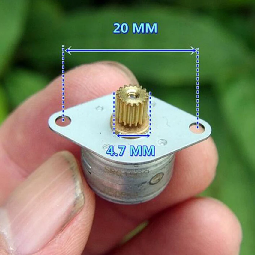 

New 1pc Japan dia 15mm Micro stepper motor 2 phase 4 wire stepper motor 18 degrees