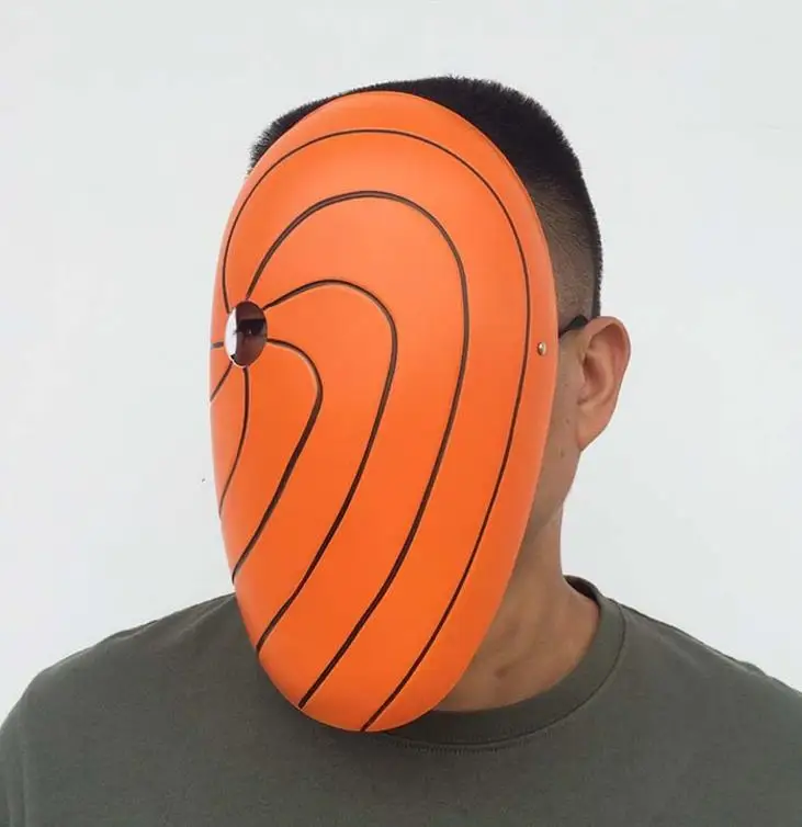 Maschera Uchiha Obito Cosplay - Resina, Regolabile, Per Adulti E Bambini - Perfect Per Halloween E Feste - Foto 9