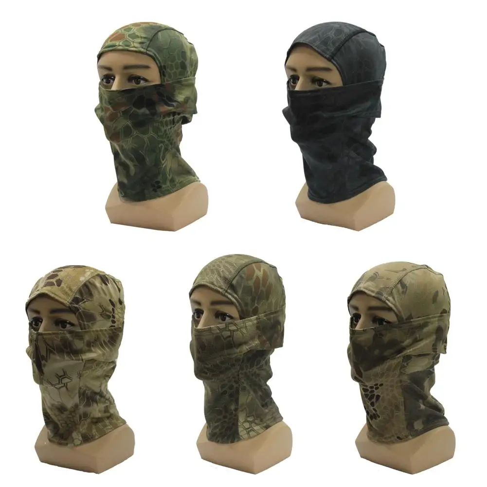 

Outdoor Scarfs Headband Python Mask Multifunctional Hood Hat Full Face Windproof Cap Mountaineering Cycling Camping Hiking Mask