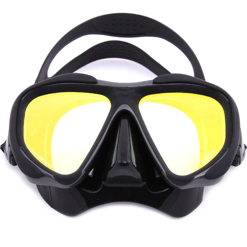 2017 Brand Professional Mirrored Scuba Diving Mask Goggles Tempered