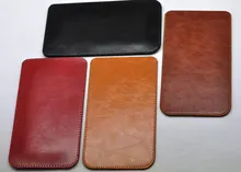 Factory price,For iPhone 7 7plus Luxury Crazy Horse pattern Ultrathin Microfiber Leather Sleeve Pouch Cover For iPhone 7 plus