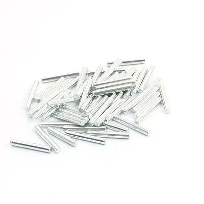 2mm de diámetro 32mm Longitud de Acero Sólido Redondo Eje Varilla de Ejes para RC Coche 100Pcs