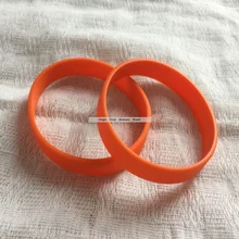 5 шт/лот оранжевый твердый силикон Продвижение Модный браслет дешевые ручной браслет подарок