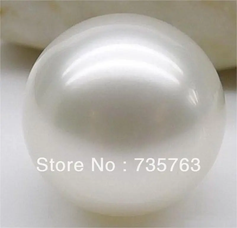 

Free Shipping xiuli 00029 HUGE NATURAL 15.8MM AUSTRALIAN SOUTH SEA WHITE LOOSE PEARL UNDRILLED AAA+