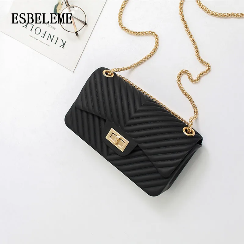 

Women PU Leather Bags For Female Solid Fashion Chain Handbag Ladies Black Green Crossbody Bag Girls Casual Travel Bag YG341