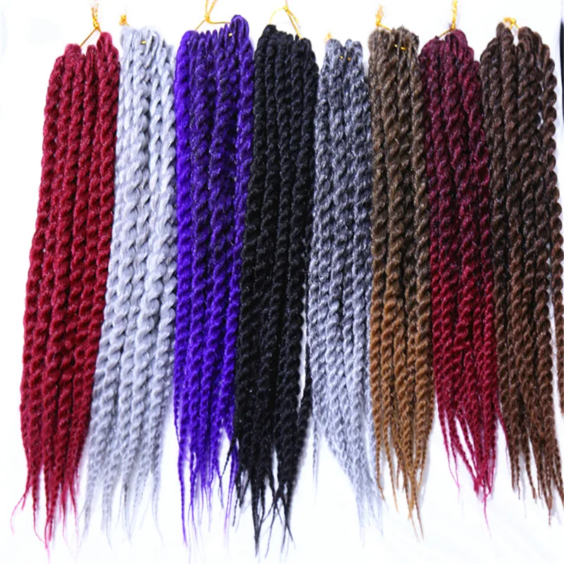 

6packs Feibin Twist Crochet Braids Jumbo Braiding Hair Extension For Black Women Synthetic Afro Hair 14 18 24 inch-4