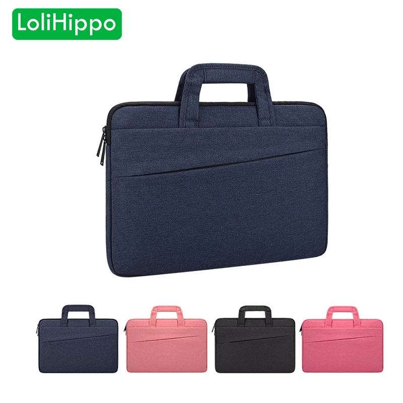 LoliHippo Portable Laptop Bag Wear Resistant Notebook Briefcase for Macbook Air Pro 11 12 13 15 Inch Dell HP Sony Shockproof | Компьютеры
