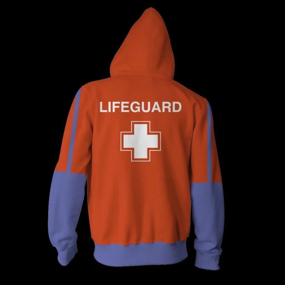 Игра Lifeguard косплей мужские и wo мужские костюмы Lifeguard толстовки с 3D принтом толстовки на молнии Толстовка Весенняя уличная верхняя одежда