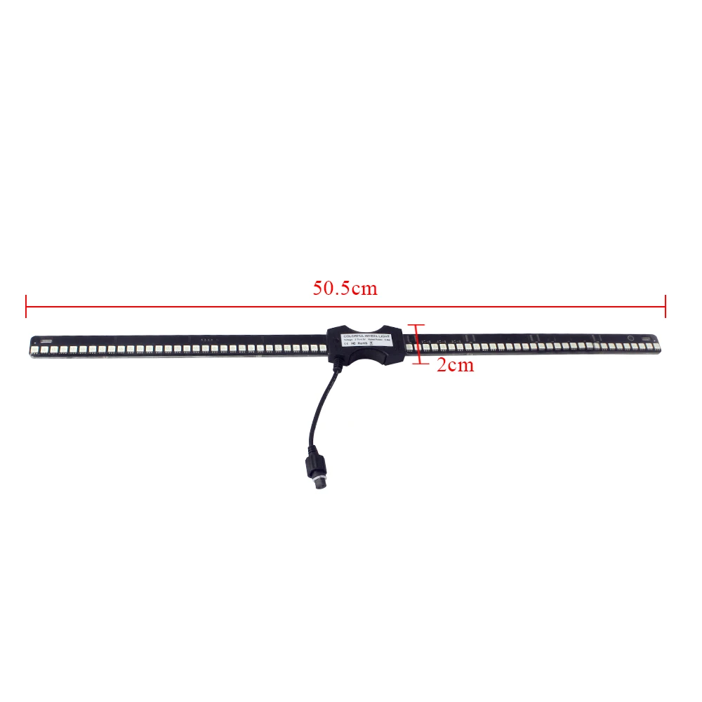Perfect Bicycle Light YQ8003 128 RGB LED Waterproof Anti-shock Spoke Changing Programmable Bike Bicycle Wheel Light Bicycle Accessories 5