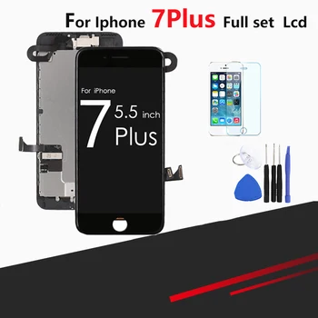 

LCD Display For Iphone7P + full digital assembly 3D replacement touchscreen + front camera + premium pa headset