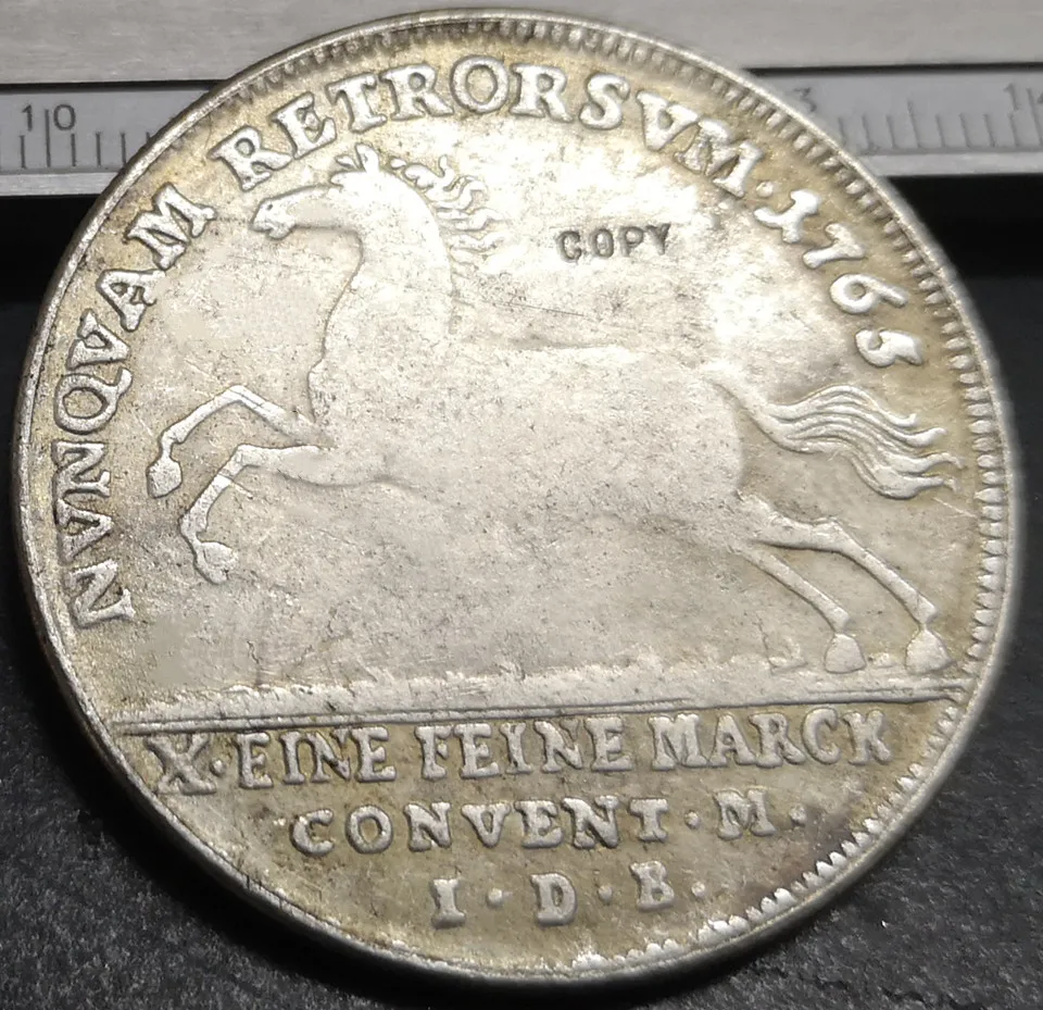 1765 основное собрание-Wolfenbuttel (Германия) 2/3 Thaler-Посеребренная монета Карла I | Дом и