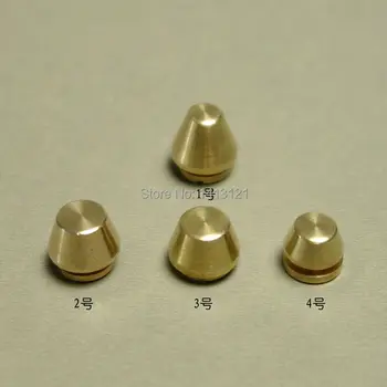 

free shipping diy brass leather craft Bucket-type foot nail bag hardware part decorative nail screw handmade