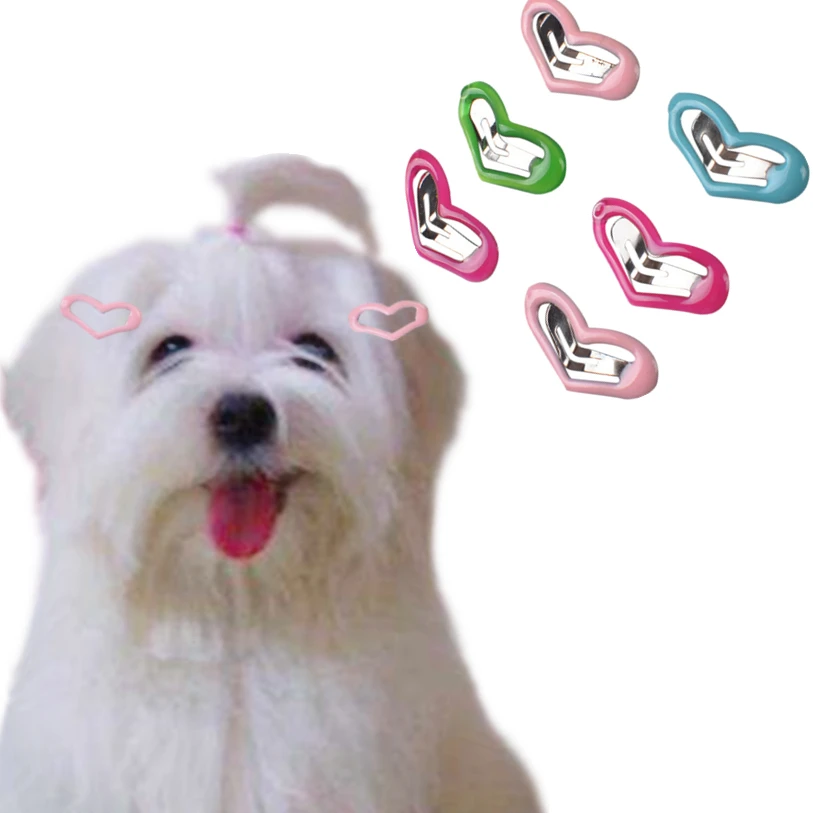 5 PC Pet Dog Cat Dog Grooming Beauty Supplies Heart shaped ...