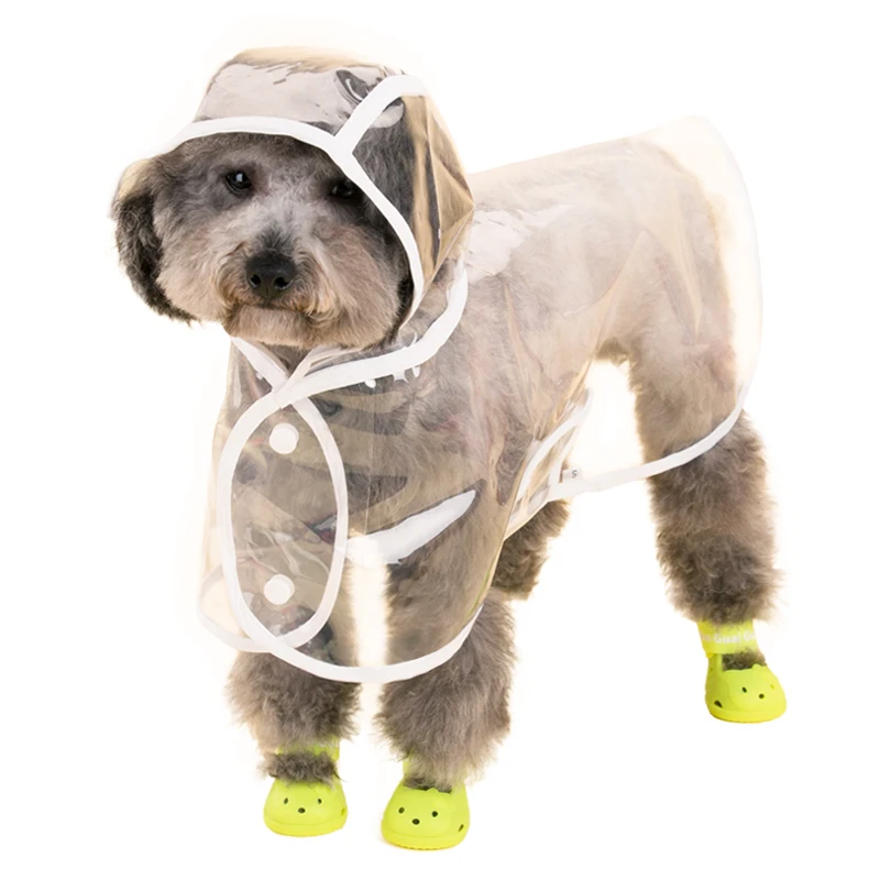 Lovoyager Fashion Dog Raincoat Pet Waterproof Clothes Jacket for Small