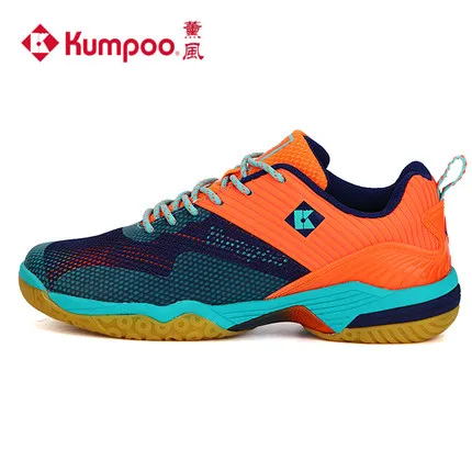 Новый Kumpoo бадминтон обувь для женщин и мужчин дышащие противоскользящие ударно