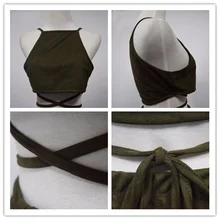 Liva Girl 2017 Front Opening Long Summer Dress Olive Green Suede 2 Piece Bandage Dress Women Skater Dress Bodycon Dresses