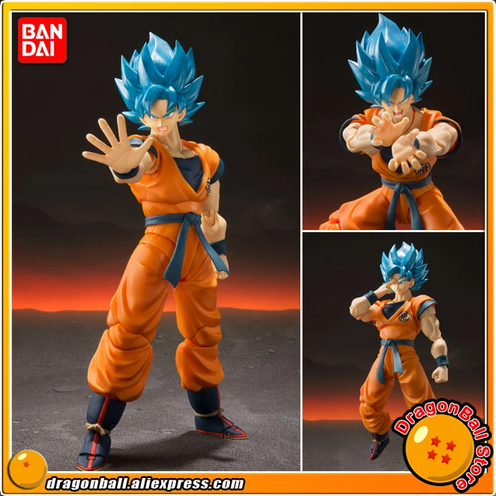 "Dragon Ball Super Broly" Оригинальная фигурка BANDAI spirdis Tamashii нация S. H. Figuarts СВЧ-Супер Saiyan God SS Son Goku