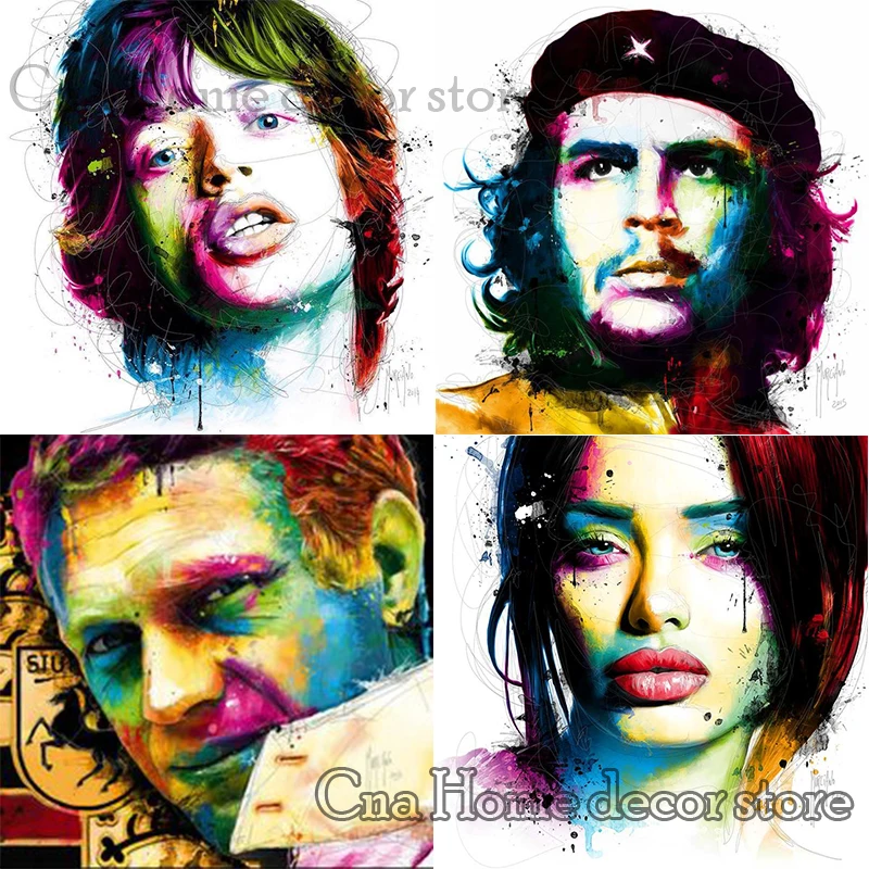 

Full Portrait 5D Diy Diamond Painting Mosaic 3d Cross Stitch kits Home Decor Embroidery pattern wall sticker handmade crafts