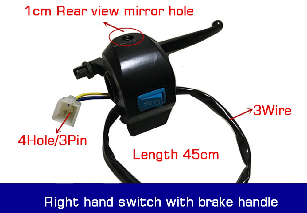 Electric tricycles and ebike Horn Turn Signal&light multifunctional switch