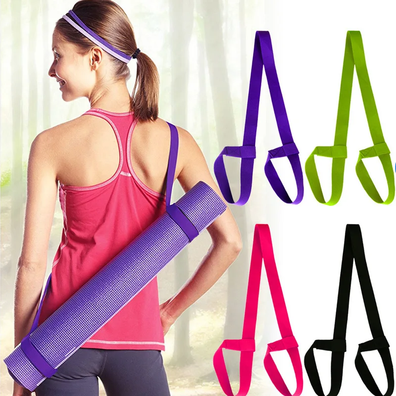 New Yoga Adjustable Shoulder Strap Yoga Mat Sling Carrier Shoulder Carry Belt Fitness Gym