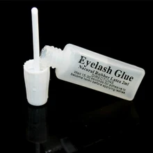 Белые цветные ресницы суперклей M989-white