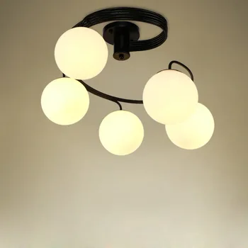 

Led ceiling lamp AC110/220V available led ceiling lightsfor Home dining room living room Country Style iron art