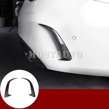 Per Benz CLA W117 CLA45 AMG In Fibra di Carbonio Look Paraurti Posteriore Spoiler Air Vent Della Copertura 2013-2018 2 pcs