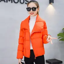 MSAISS 2018 Winter Women Jackets Short Cotton Padded Coat Causual Warm Parkas Casaco Feminino