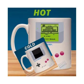 

Creative game pattern mug, hot sensor ceramic coffee mug, funny cups giving good gift, free shipping