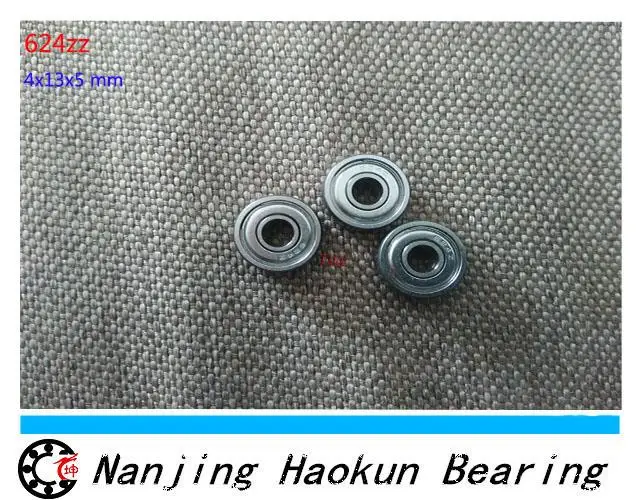 

624ZZ 624-2Z 624-Z 624 4x13x5 mm ball bearing new coming shoe bearing usded for 3d printer 624 by Haokun